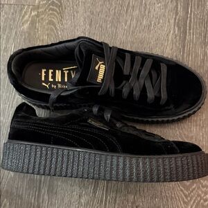 Puma Fenty Black Velvet Sneakers
